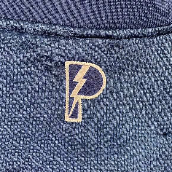 Vintage Pro Player Georgetown Navy Blue Mesh Button Athletic Jacket - Picture 16 of 16